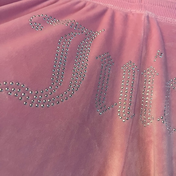 Juicy Couture Bubble Pink Velour Lounge Set Women’s Large - Picture 11 of 12